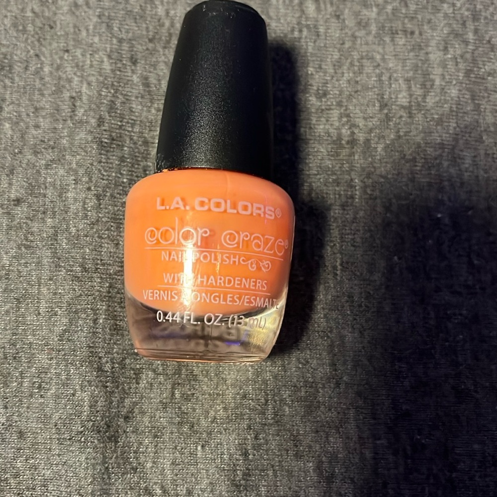 L.A colors orange nail polish